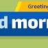 Greeting Good Morning How Are You Easy Dialogue Role Play