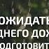 Поздний дождь и наши ожидания