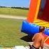Bouncy House Sent Flying By Powerful Wind Shorts