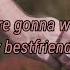 Red Orange County Best Friend Lyric Video
