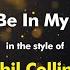 Phil Collins You Ll Be In My Heart Karaoke Version From Zoom Karaoke