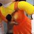 One Two Three Wooden People Inflatable Girl Squid Game Hot Korean Drama