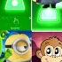 All Pinkfong Baby Shark Monkey Dance Cocomelon 5 Tiles Hop EDM Rush