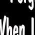 Forgive Me When I Whine Video Poem