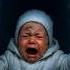 The Baby Fell Into A Deep Hole In The Snow