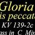 Mozart KV139 2c Gloria Qui Tollis Score