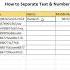 How To Separate Text Number In Excel Tutorials Com Excel
