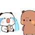 Bubu Is Crying Bubu Dudu Goma Peach Animation Cute Couple