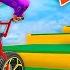 HOW FAR CAN A CHEATER S TURBO BMX CLIMB THE STAIRS TO SPACE GTA 5 EXPERIMENTS