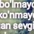 UNUT ENDI MENING NOMIMNI YURAGINGDAN YULIB OT NIGOR Yoqsa Layk