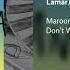 Maroon 5 Don T Wanna Know Feat Kendrick Lamar Alternate Radio Version