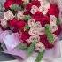 Gray And Red Color Rose Birthday Present Bouquets 42 Nos