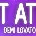 Demi Lovato Heart Attack Lyrics