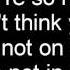 Carpark North Human Lyrics