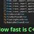 C Vs Python Speed Test Cpp Python Programming Code