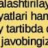 Савол Онлайн хатмонада сажда ояти