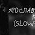 ярослав евдокимов колодец Slowed Reverb