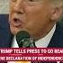 President Trump Tells The Media To Go Read The Declaration Of Independence Trump Foxnews Shorts