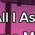 All I Ask Bruno Mars Lyrics