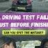 A Driving Test Failed Just Before Finishing Drivingfails Drivingtest Mocktest Testroute Driving