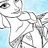 Рисуем Эльзу из Холодное сердце Раскраски для детей Draw Elza Cold Heart