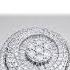 10K WHITE GOLD ROUND BAGUETTE DAIMOND PINKY RING