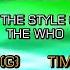 The Who Squeeze Box Karaoke