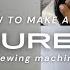 CLOSURE WIG MAKING ON A SEWING MACHINE Beginner Friendly