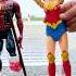 Wonder Woman Tests Spider Man S Legs Marvel Toys