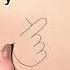 How To Draw A Finger Heart Really Easy Drawing Tutorial
