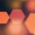 Футаж шестиугольные оранжевые блики 4K HD Footage Hexagonal Orange Highlights