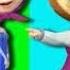 Wrong Heads Frozen Elsa Masha Bears Ladybug Finger Family Song Kids Colours