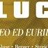 Orfeo Ed Euridice Wq 30 ICG 25 Ouverture