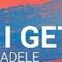 Can I Get It Adele Lyrics
