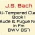 J S Bach Well Tempered Clavier Book I Prelude Fugue No 12 In Fm BWV 857 Synthesized