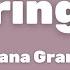 Ariana Grande 7 Rings Lyrics