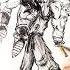 Speed Drawing StickMan Goku Vs Nappa Shorts Anime Drawing