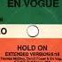 Hold On Extended Version En Vogue