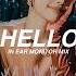 Joy Hello In Ear Monitor Mix Use Earphones