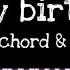 Happy Birthday Piano Chord Lyrics Cover By Willy