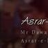 Mr Dawar Asrar E Soch Album Asrar E Fikar Secrets Of Thoughts Official Audio Urdu Rap
