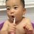 Baby Brushing Teeth Shorts Cute Funny