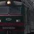 Электровоз ВЛ10К 1654 с грузовым поездом и приветливая бригада