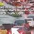Two Women Help Push Elderly Man S Broken Down Car At Traffic Light