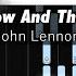 John Lennon Now And Then 1977 Demo Accurate Piano Tutorial With Sheet Music
