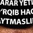 Biror Zarar Yetishidan Qo Rqib Haqni Aytmaslik Shayx Sodiq Samarqandiy