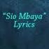 Jux Sio Mbaya Official Music Lyrics Video