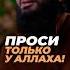 Зачем они это делают ПРОСИ ТОЛЬКО У АЛЛАХА Юсуф Берхудар