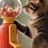 Ну держитесь конфетки я вас съем Котенок рассыпал конфеты кот милота Cat Cute Smartcat