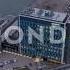 Helsinki City Business District Finland Cityscape Aerial View Office Buildings 4k Stock Footage